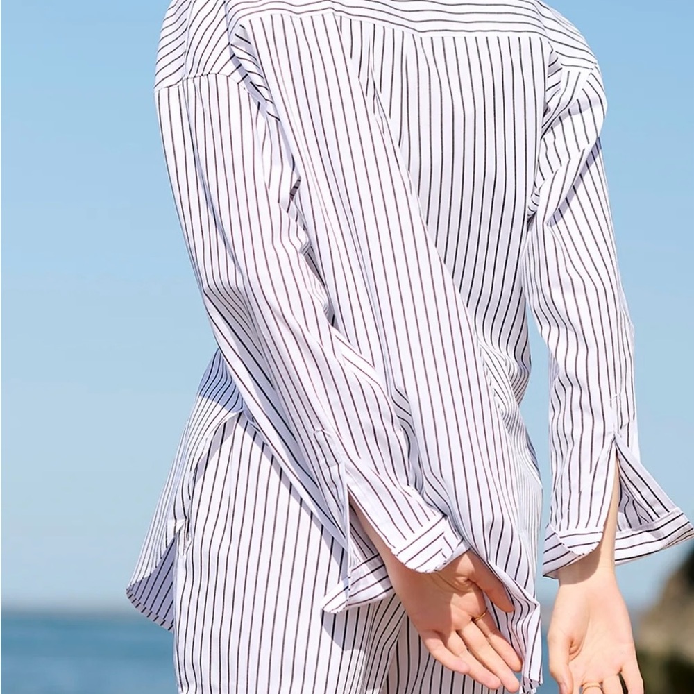 Striped Button-Down short set - Picture 8 of 8